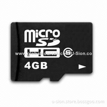 Good Quality Micro SD Card with Full Capacity, Fast Speed and Logos Print, Capacity from 2 to 64GB